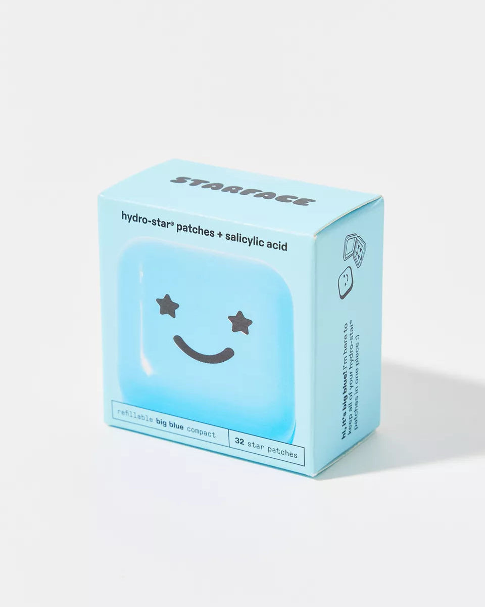 Starface 痘痘貼與鏡面收納盒組合(Blue Star)