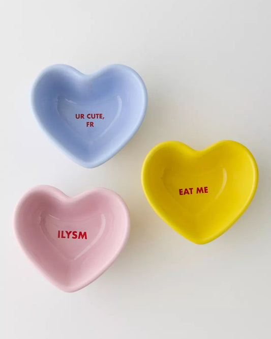 愛心糖語點心碗