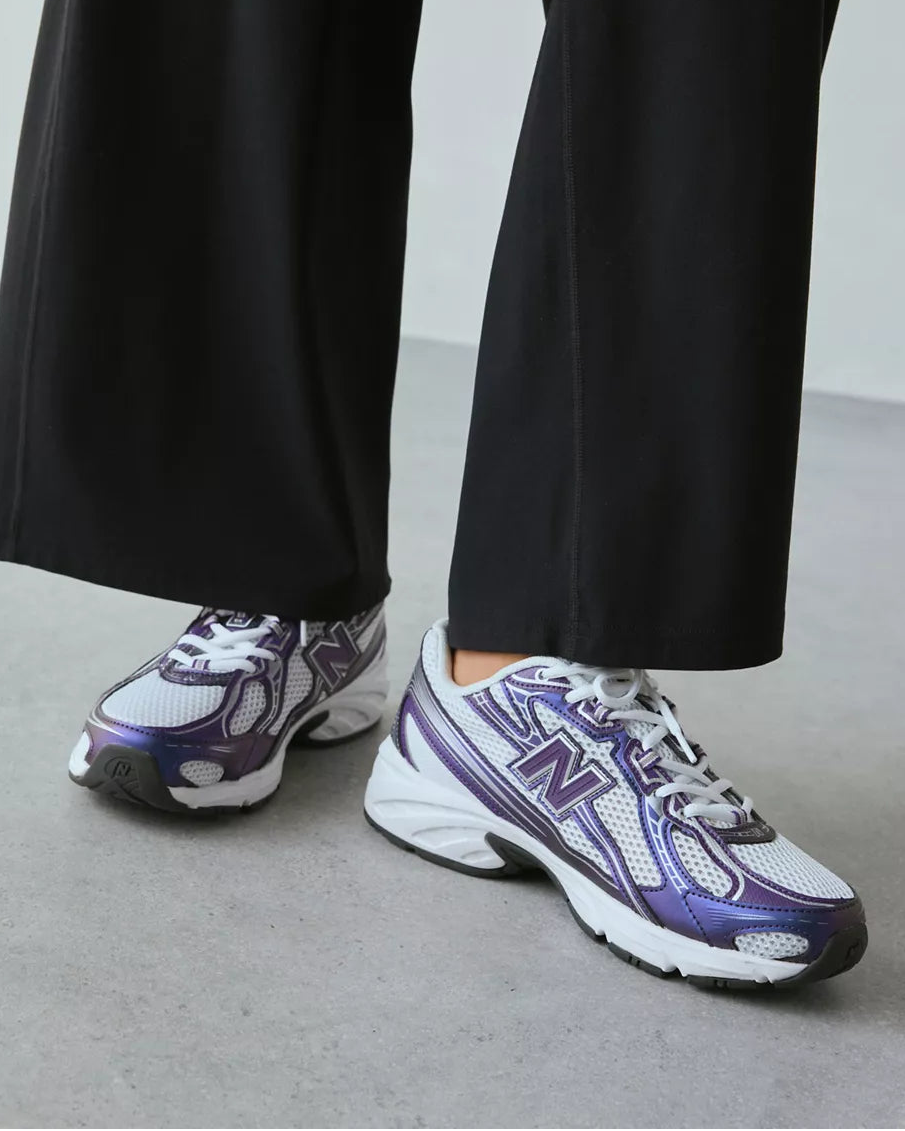 New Balance 740 男女款 慢跑運動鞋 (葡萄紫 + 白色 + 幻影灰)