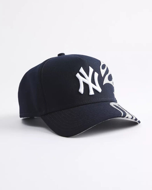 New Era MLB 紐約洋基隊 59FIFTY 火焰圖案 Snapback 棒球帽