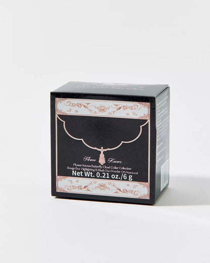 Flower Knows 蝴蝶雲頸胭脂盒 高光與腮紅雙色粉餅(四色)