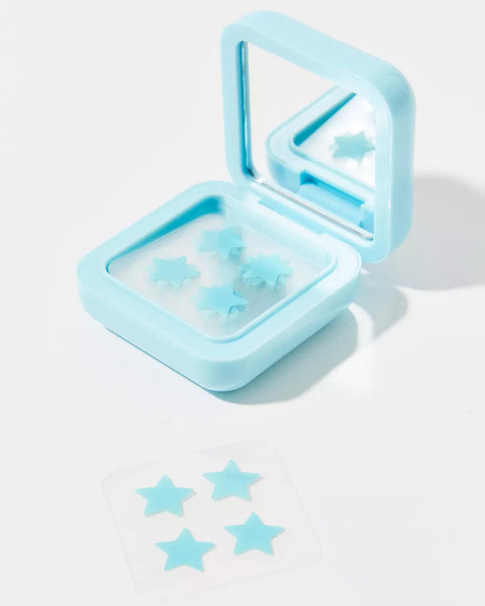 Starface 痘痘貼與鏡面收納盒組合(Blue Star)