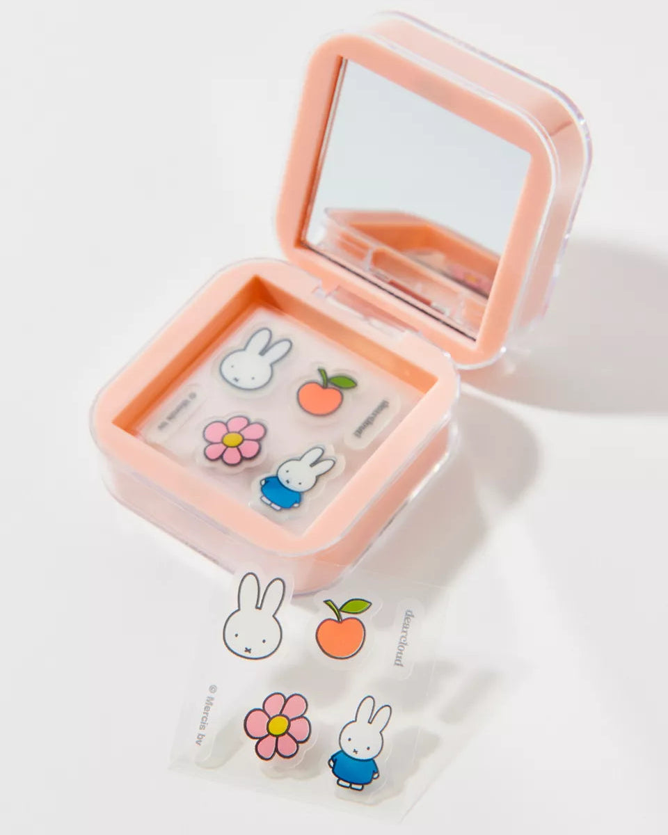 Dearcloud X Miffy 聯名水膠體痘痘貼與鏡面收納盒組(Blemish Bunny)