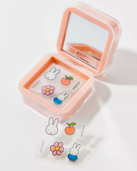 Dearcloud X Miffy 聯名水膠體痘痘貼與鏡面收納盒組(Blemish Bunny)