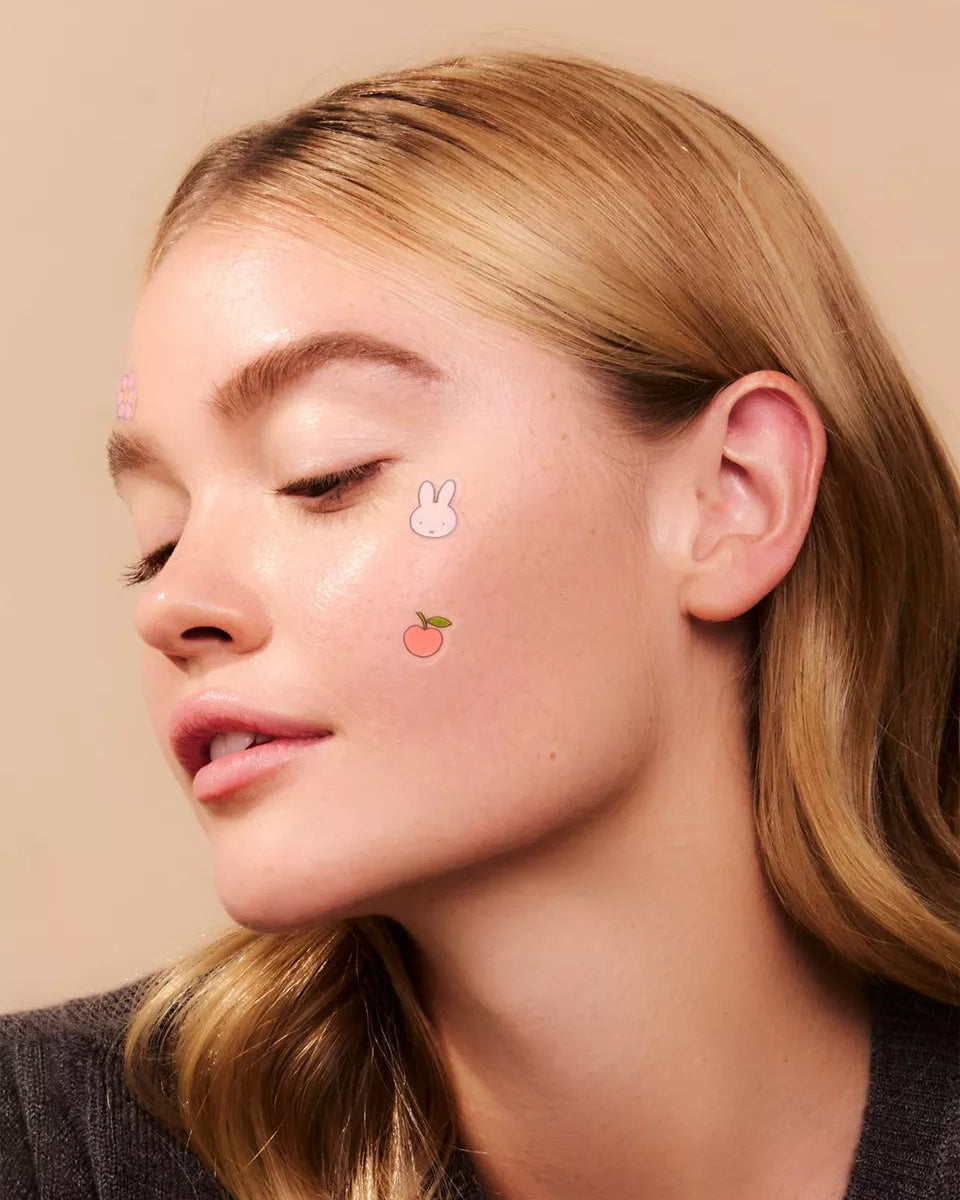 Dearcloud X Miffy 聯名水膠體痘痘貼與鏡面收納盒組(Blemish Bunny)