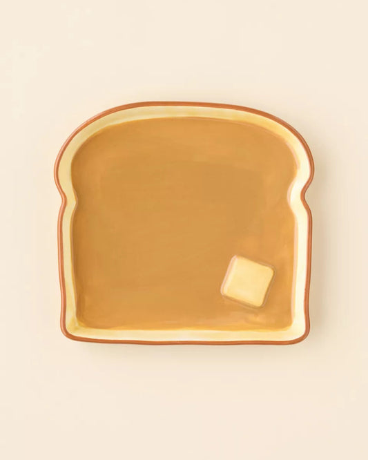 奶油吐司造型陶瓷餐盤