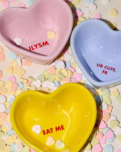 愛心糖語點心碗