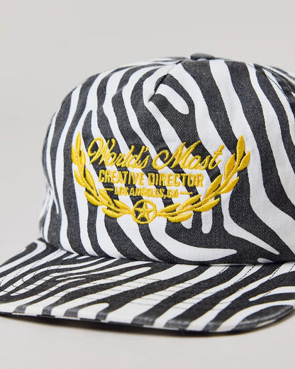 Creative Director 斑馬紋高爾夫棒球帽