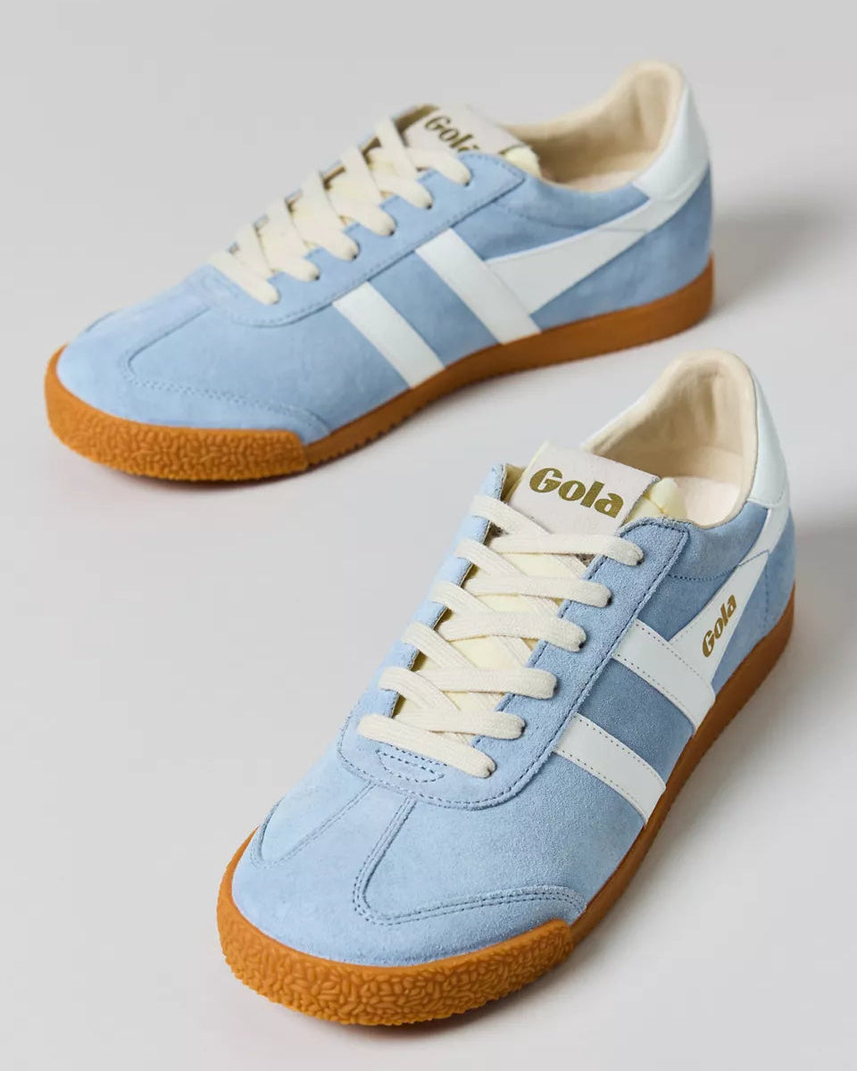 Gola 女款 Elan 真皮運動鞋 (淡藍色)