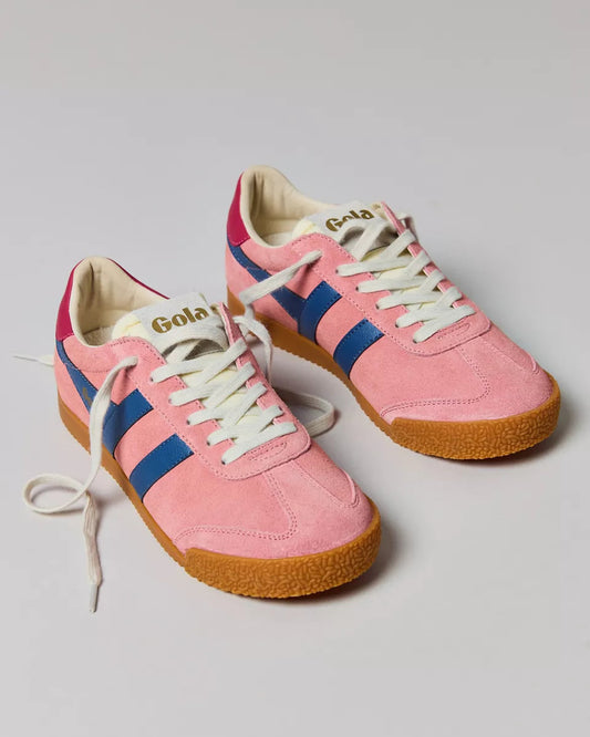 Gola 女款 Elan 真皮運動鞋 (蜜桃色)