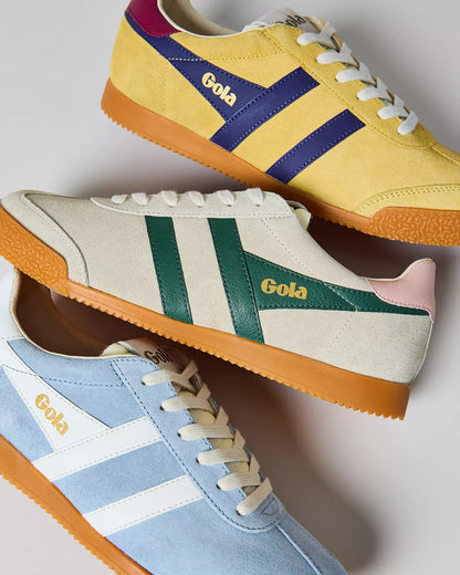 Gola 女款 Elan 真皮運動鞋 (黃色)