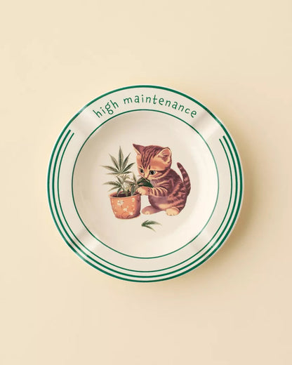 貓咪印花煙灰缸