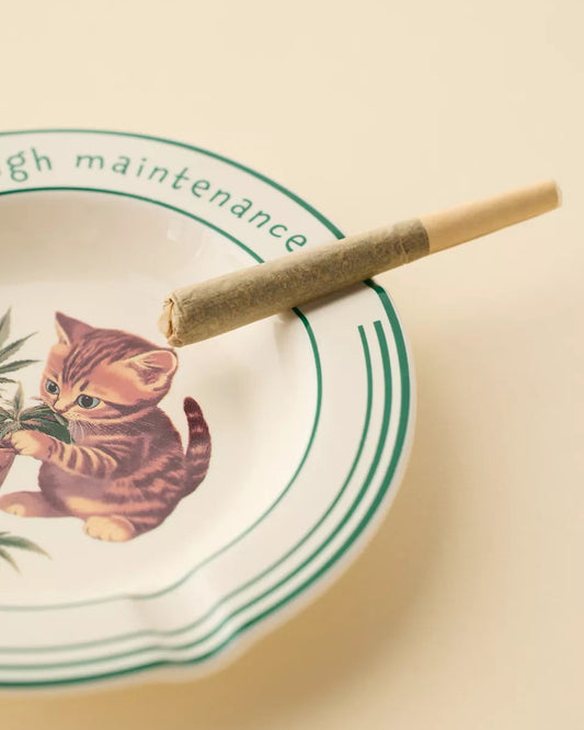 貓咪印花煙灰缸