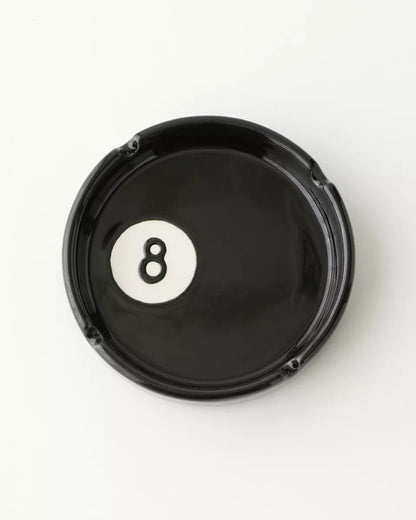 黑8球印花煙灰缸