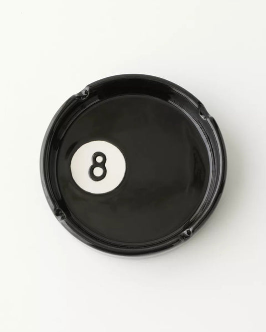 黑8球印花煙灰缸