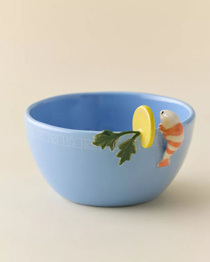 Hanging Shrimp 陶瓷碗