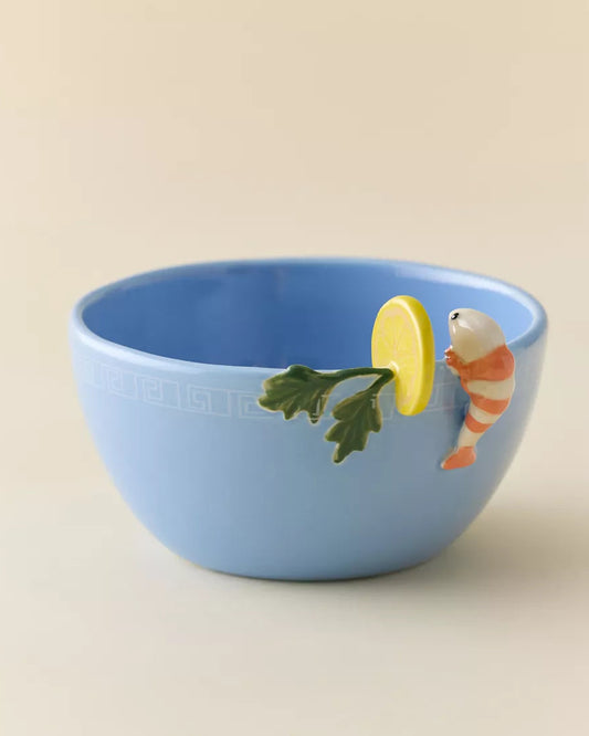 Hanging Shrimp 陶瓷碗