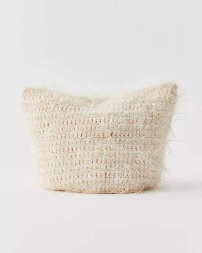 Mylo 毛絨動物耳針織毛帽