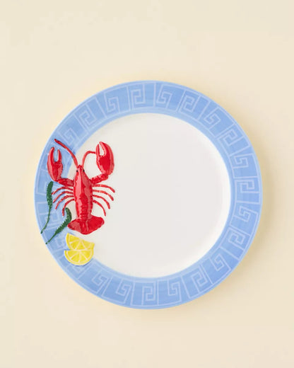 Lana 立體龍蝦雕紋陶瓷餐盤