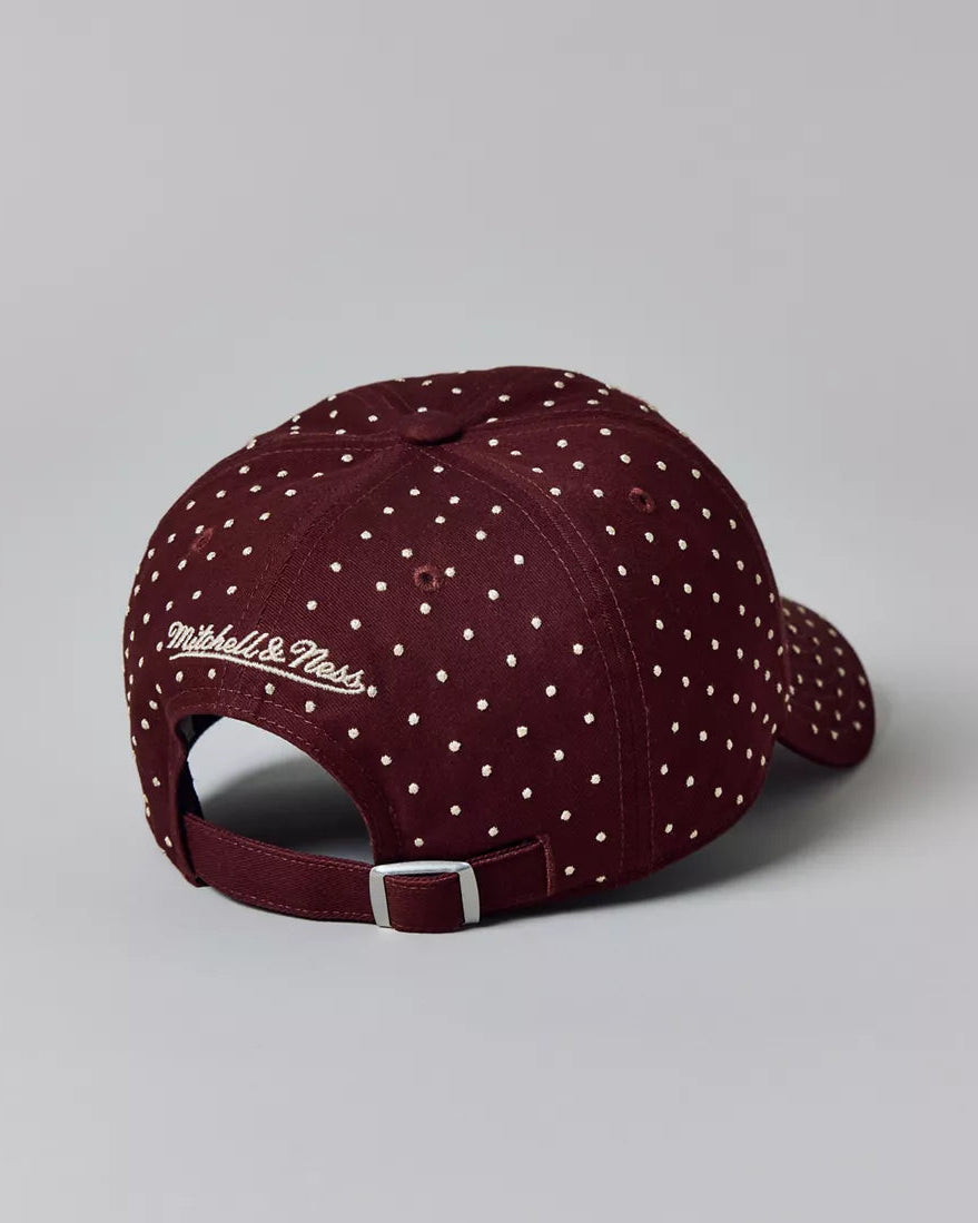 Mitchell & Ness MLB 紐約洋基隊 圓點 Dad Hat 棒球帽 (棕色)