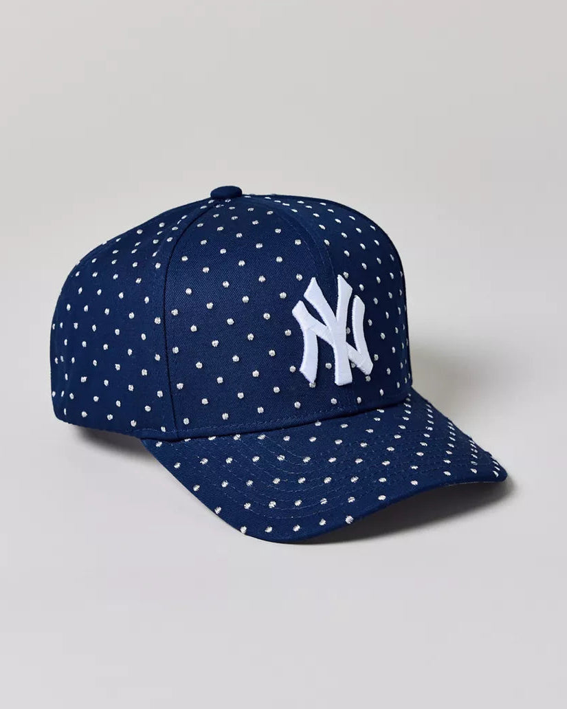 Mitchell & Ness MLB 紐約洋基隊 圓點圖案 Pro Snapback 棒球帽