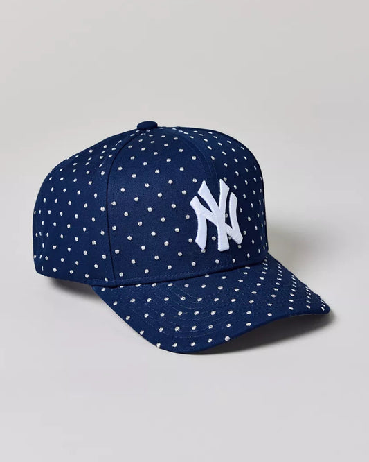 Mitchell & Ness MLB 紐約洋基隊 圓點圖案 Pro Snapback 棒球帽