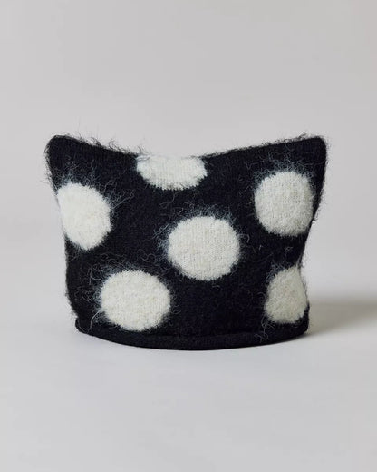 Mylo 圓點圖案針織毛帽