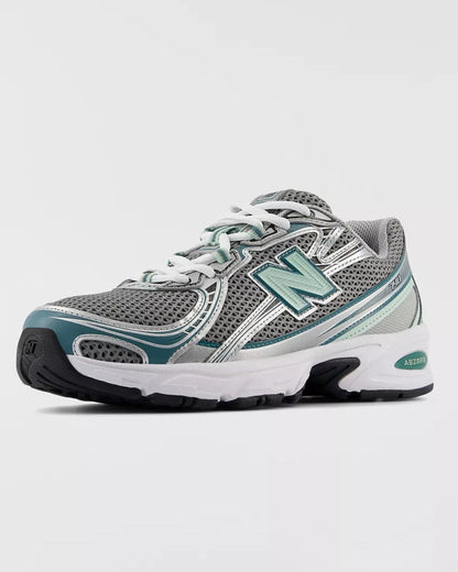 New Balance 740 男女款  慢跑運動鞋 (金屬銀 + 海鹽白 + 新杉綠)