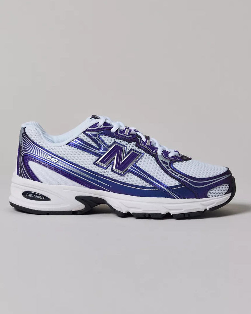 New Balance 740 男女款  慢跑運動鞋 (葡萄紫 + 白色 + 幻影灰)
