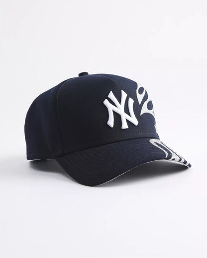 New Era MLB 紐約洋基隊 59FIFTY 火焰圖案 Snapback 棒球帽