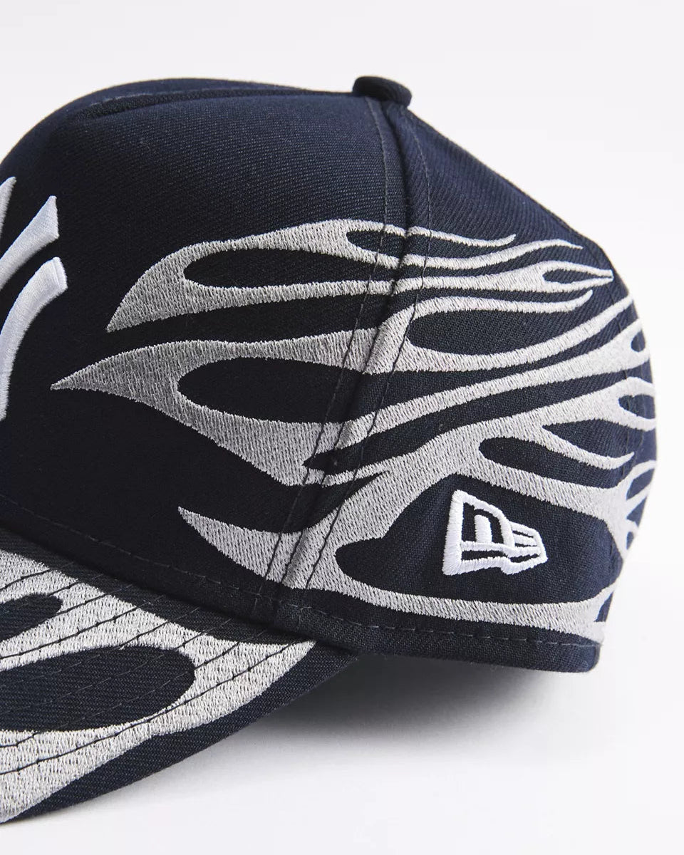 New Era MLB 紐約洋基隊 59FIFTY 火焰圖案 Snapback 棒球帽