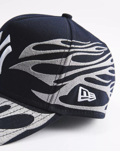New Era MLB 紐約洋基隊 59FIFTY 火焰圖案 Snapback 棒球帽