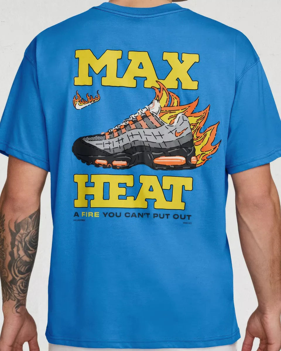 Nike Sportswear Air Max 95 圖案短袖 T (鮮藍色)