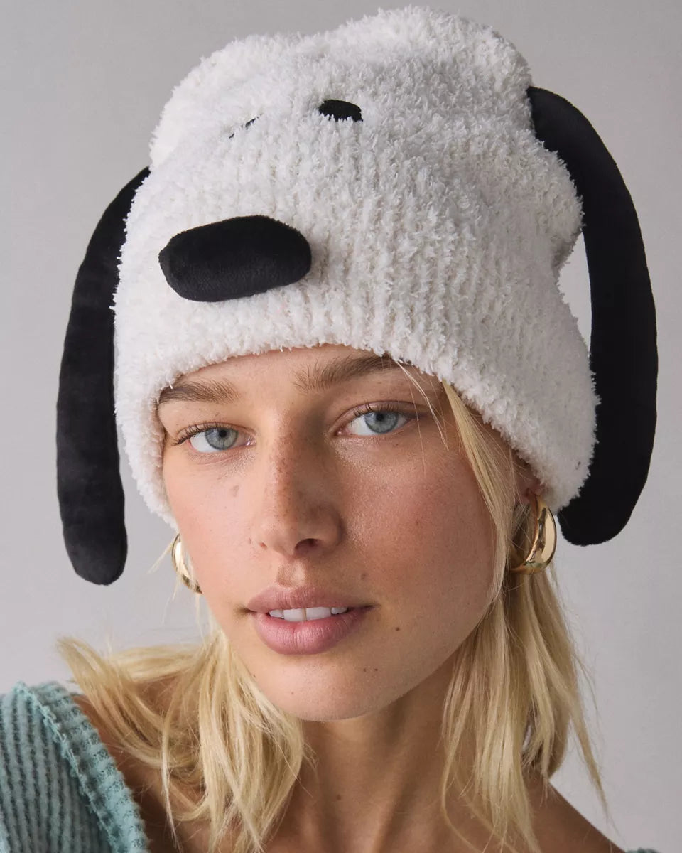 Peanuts 史努比毛絨針織毛帽