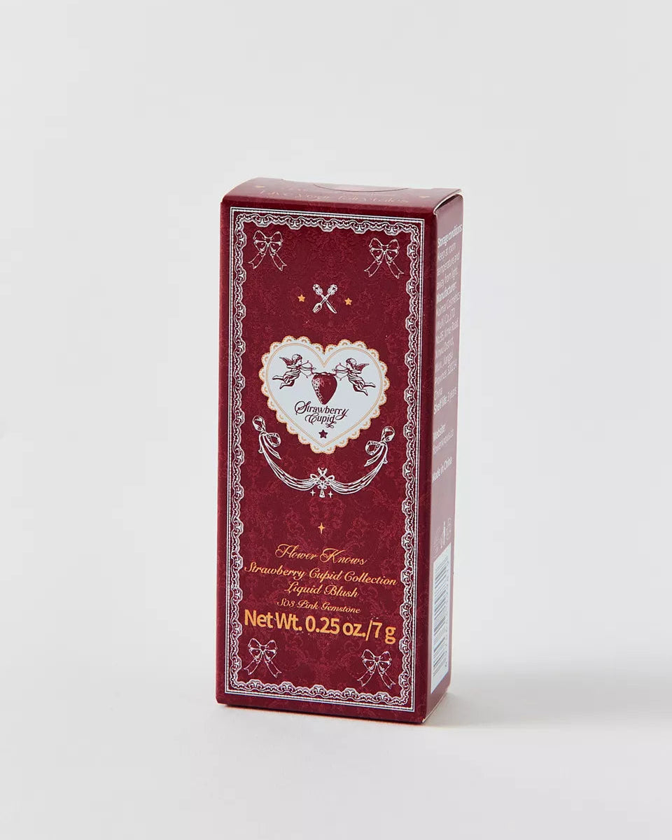 Flower Knows Strawberry Cupid 全日水光液態腮紅(五色)