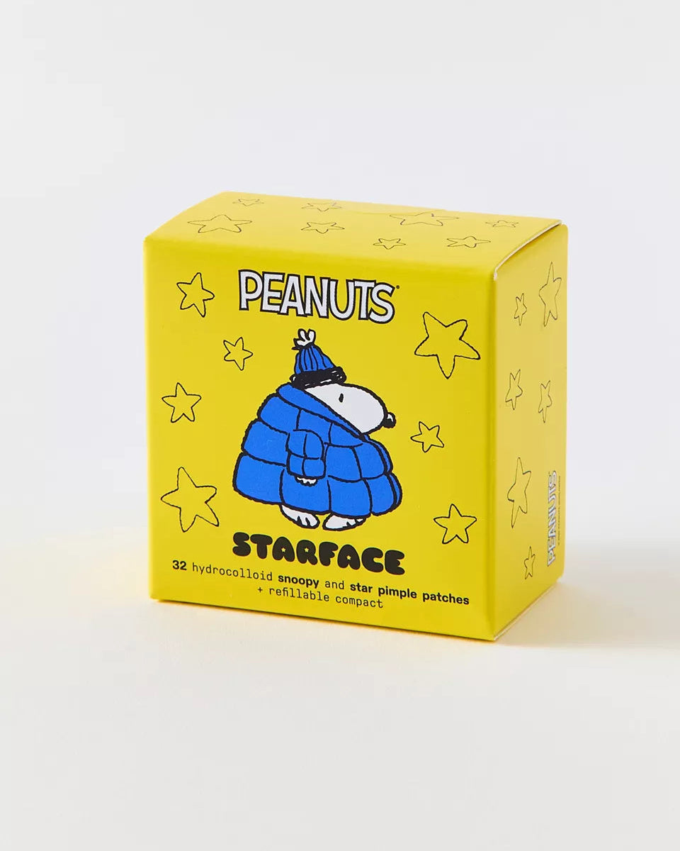 Starface 痘痘貼與鏡面收納盒組合(Snoopy Blue Puffer)