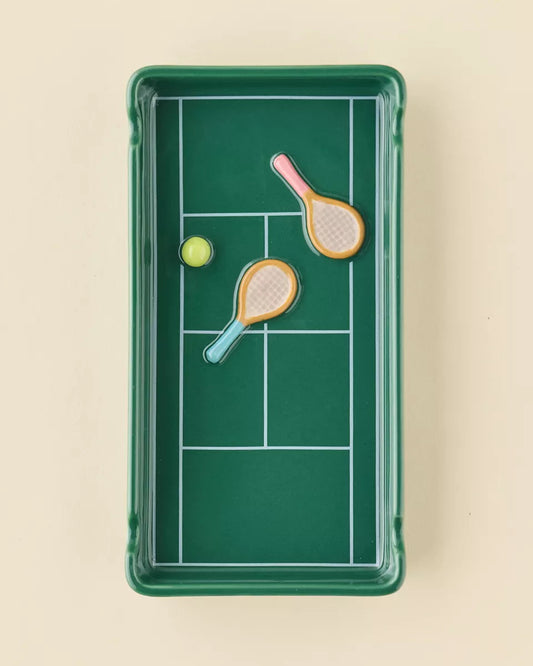 網球造型陶瓷煙灰缸