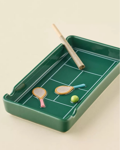 網球造型陶瓷煙灰缸